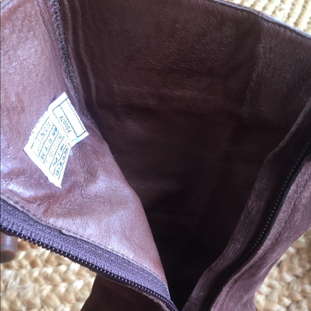 UGG Mid-Calf Suede & leather boots, wooden heel, 7 - Picture 8 of 14